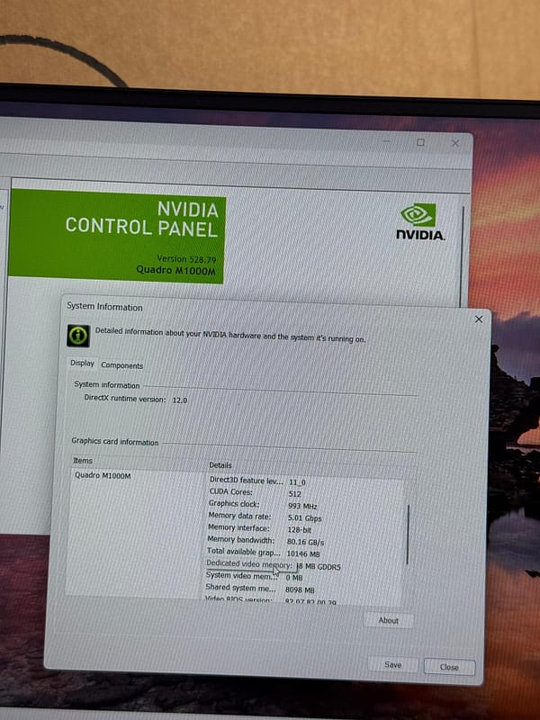 DELL Precision 5510 – Intel® Xeon | 16GB RAM | Quadro M1000M 2GB | 15.6" FHD